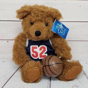 Russ 9" Hoopster Hoops N Dreams Basketball Teddy Bear Plush